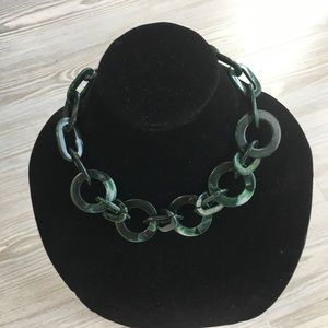 Acetate Chain Link Necklace